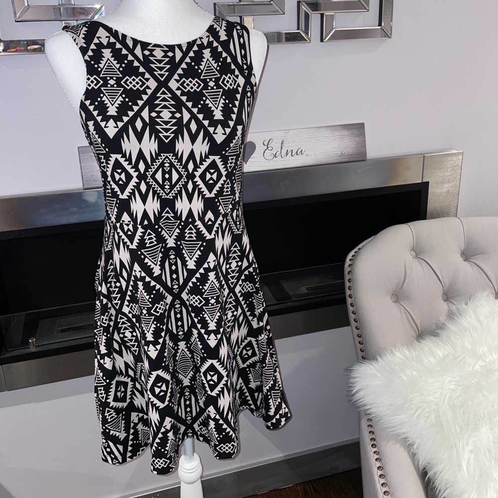 ❥pink aztec dress